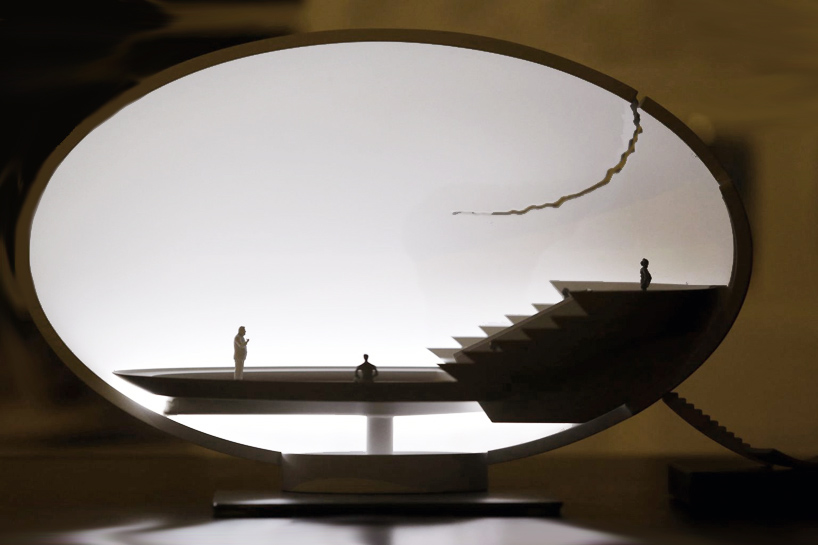 ingo maurer: broken egg architectural installation for artpark in inhotim
