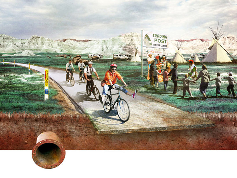keystone XL pipeline trail: a cross country bike path by SWA group