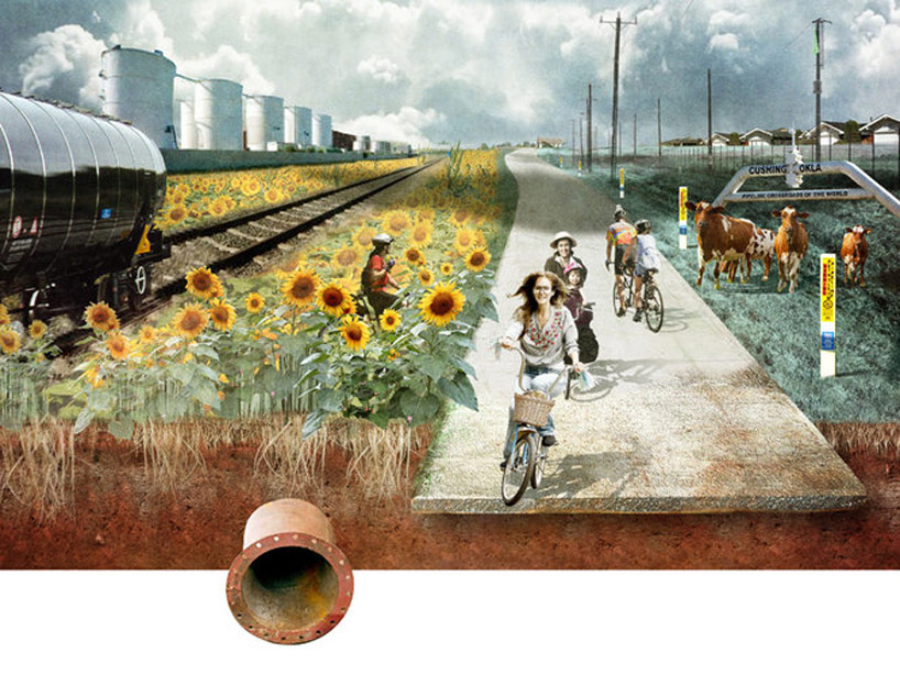 keystone XL pipeline trail: a cross country bike path by SWA group