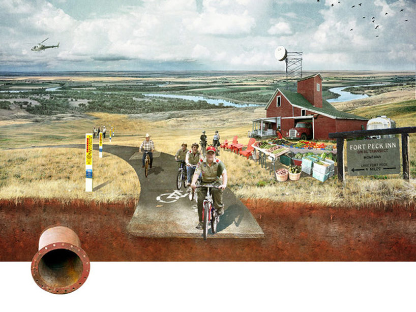 keystone XL pipeline trail: a cross country bike path by SWA group