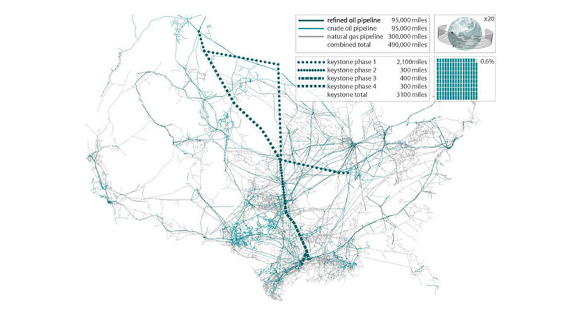 keystone XL pipeline trail: a cross country bike path by SWA group