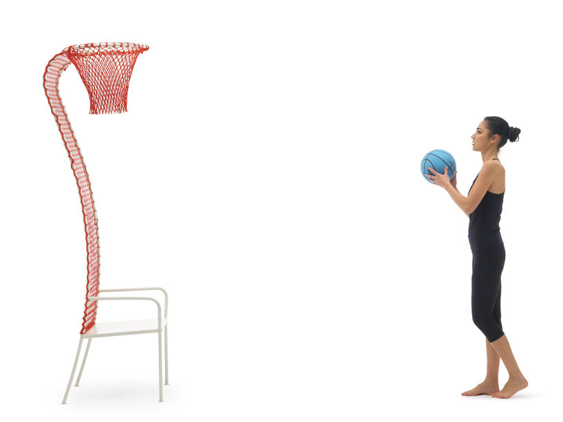 lazy basketball chair by emanuele magini for campeggi