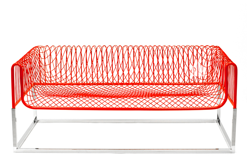 mesh sofa by people's industrial design office