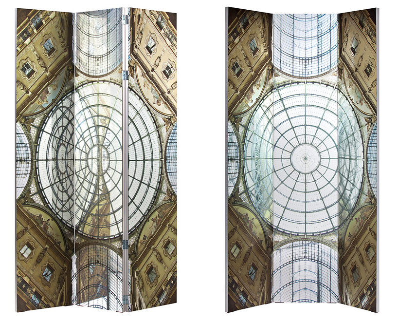 galleria vittorio emanuele miro folding screen by francesco bolis for driade