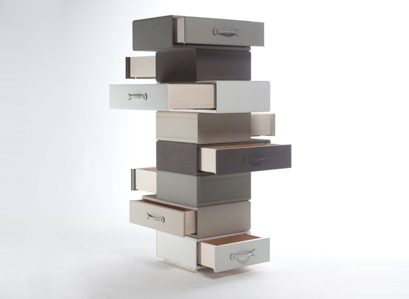 leather suitcase furniture by maarten de ceulaer for nilufar