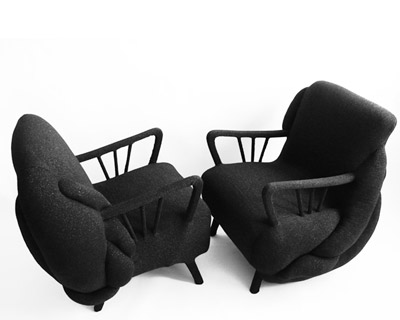 deform stardust armchairs by milena krais