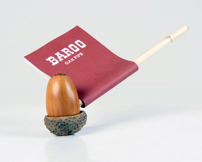baroo fully natural oak pipe by milad mohajeri