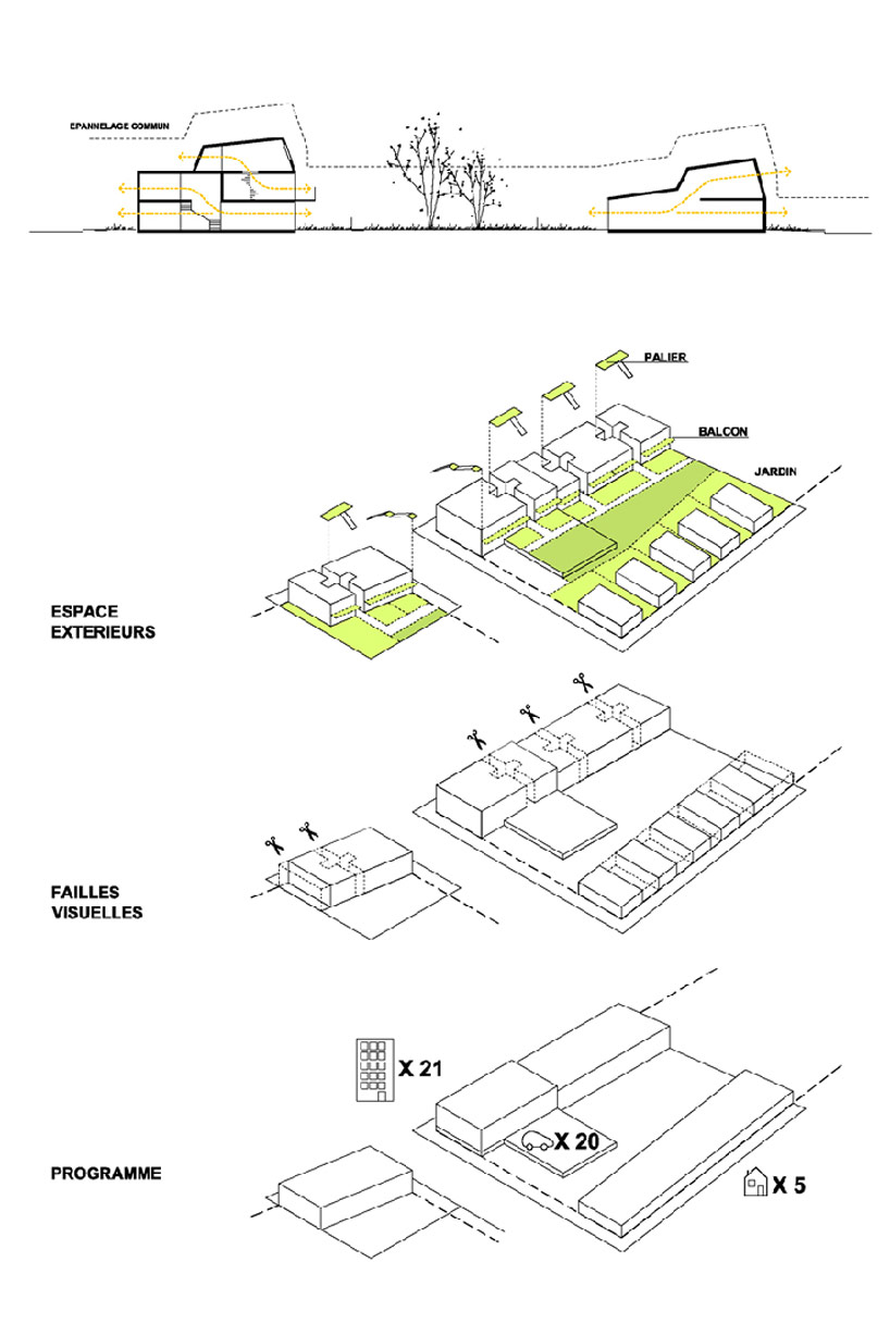 K project collective housing by berranger and vincent in france 