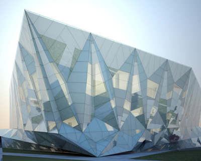 preston scott cohen: datong library under construction in china