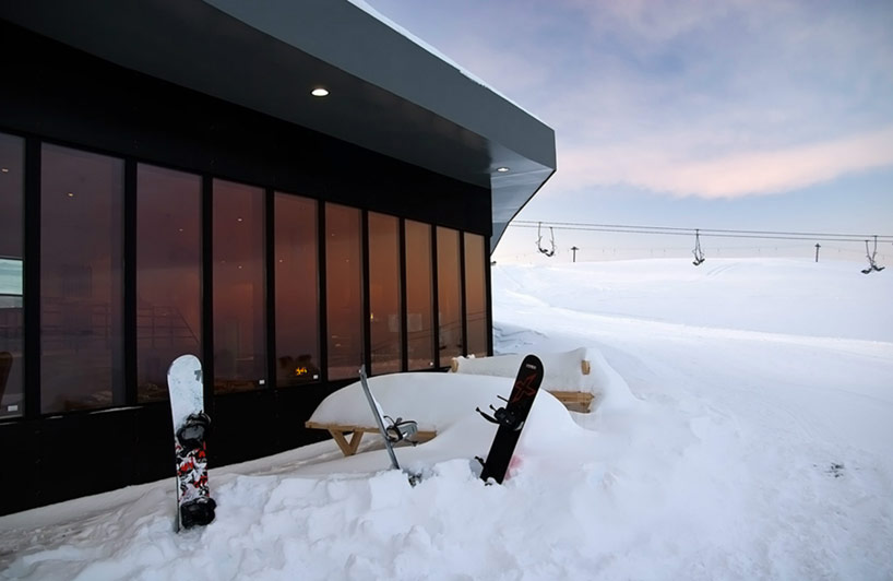 3LHD architects: restaurant vidikovac at ski center radusa