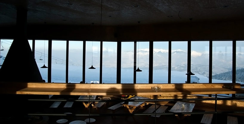 3LHD architects: restaurant vidikovac at ski center radusa