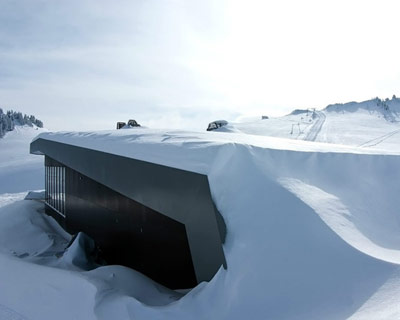 3LHD architects: restaurant vidikovac at ski center radusa