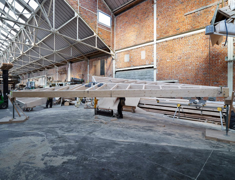 tank architectes: mediatheque de la madeleine under construction