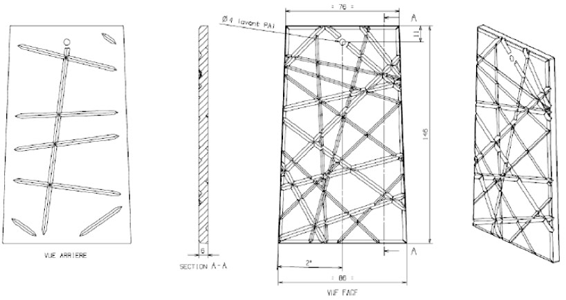 arik levy: tuile de cristal chandelier for baccarat
