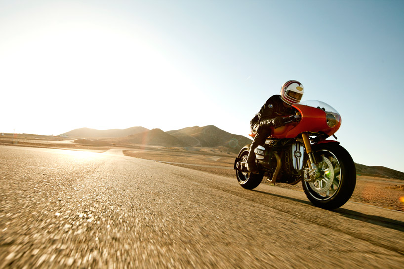 BMW motorrad + roland sands: concept 90 motorcycle at villa d'este