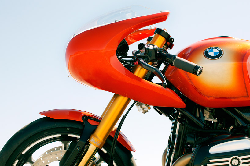 BMW motorrad + roland sands: concept 90 motorcycle at villa d'este