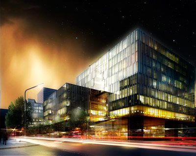 schmidt hammer lassen architects: green valley breaks ground