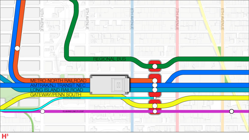 H3HC redefines commuting with new penn station design