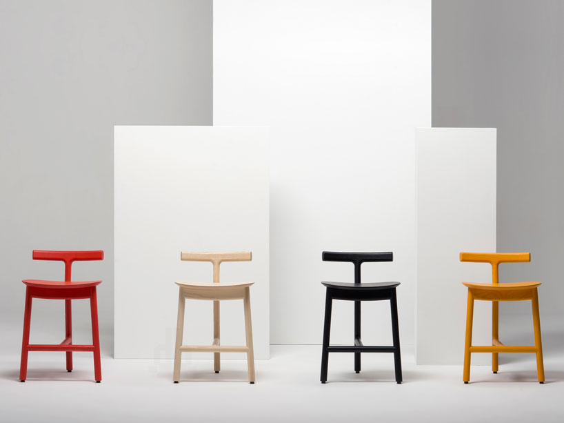radice three-legged stool by industrial facility for mattiazzi