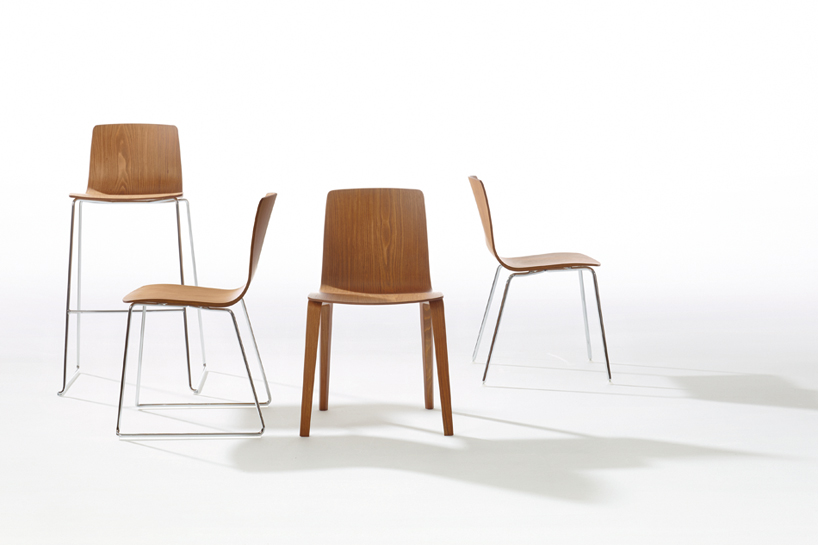 arper collection 2013: aava chair and ply low tables + stools