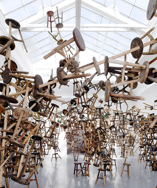 ai weiwei's bang installation at venice art biennale 2013