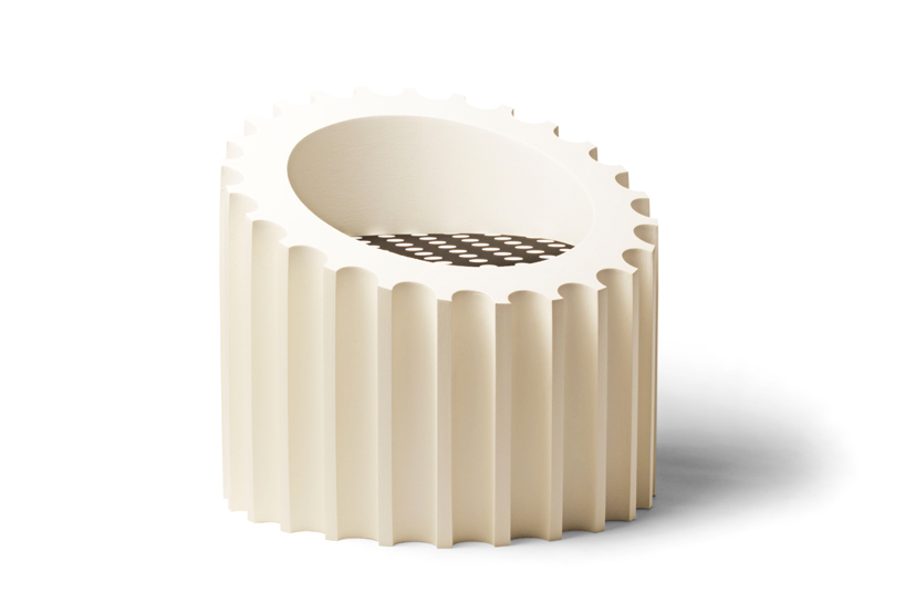 studio 65's architectural colonna chaise lounge for GUFRAM