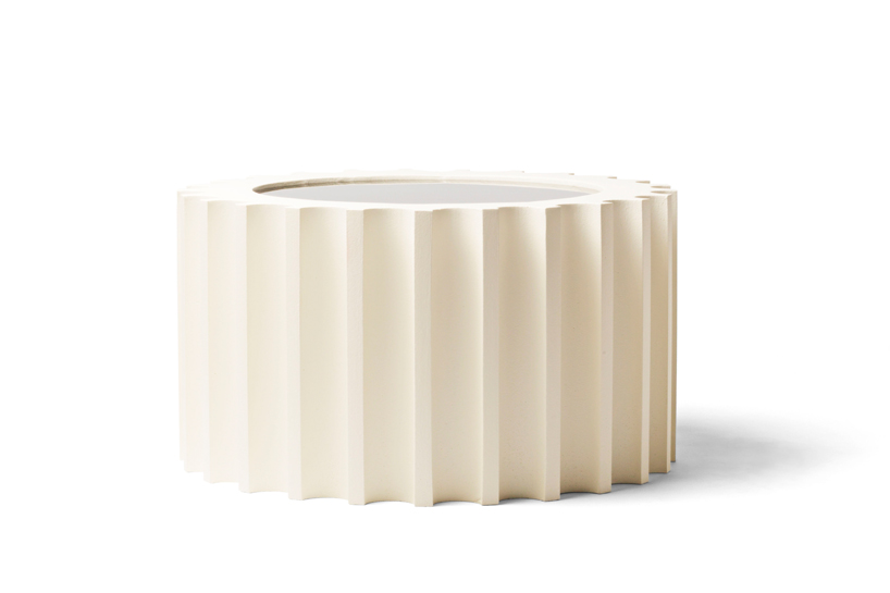 studio 65's architectural colonna chaise lounge for GUFRAM