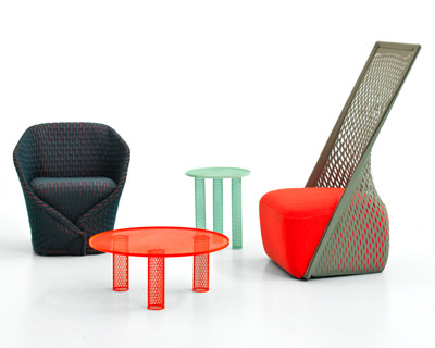 Benjamin Hubert Cradle Chair Net Tables For Moroso