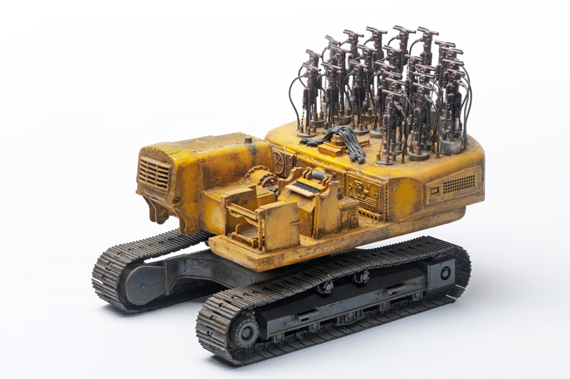dave cole: music box, singer + knitting machine