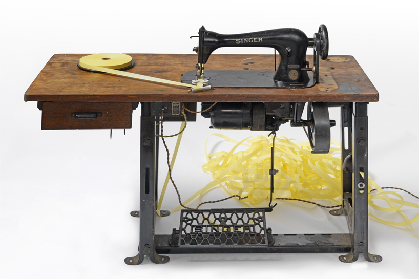 dave cole: music box, singer + knitting machine