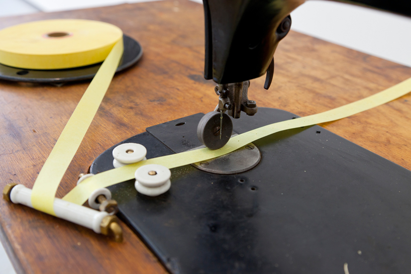 dave cole: music box, singer + knitting machine