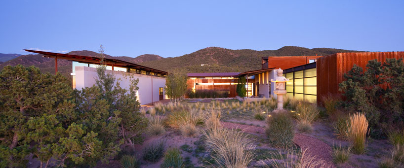 lake flato architects: desert house in santa fe