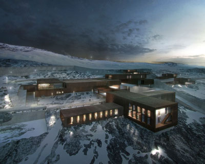 schmidt hammer lassen: correctional facility in greenland   winning proposal