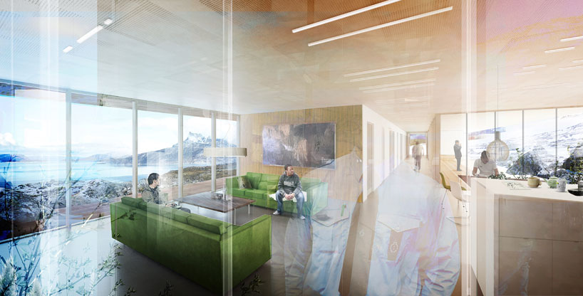 schmidt hammer lassen: correctional facility in greenland   winning proposal