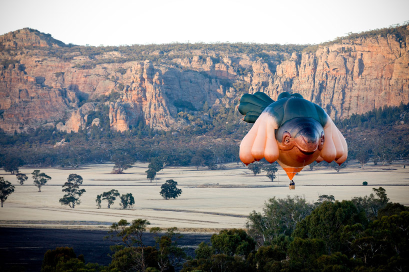 the skywhale hot air balloon by patricia piccinini