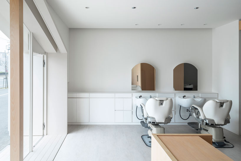 tsubasa iwahashi architects folm arts beauty salon, osaka