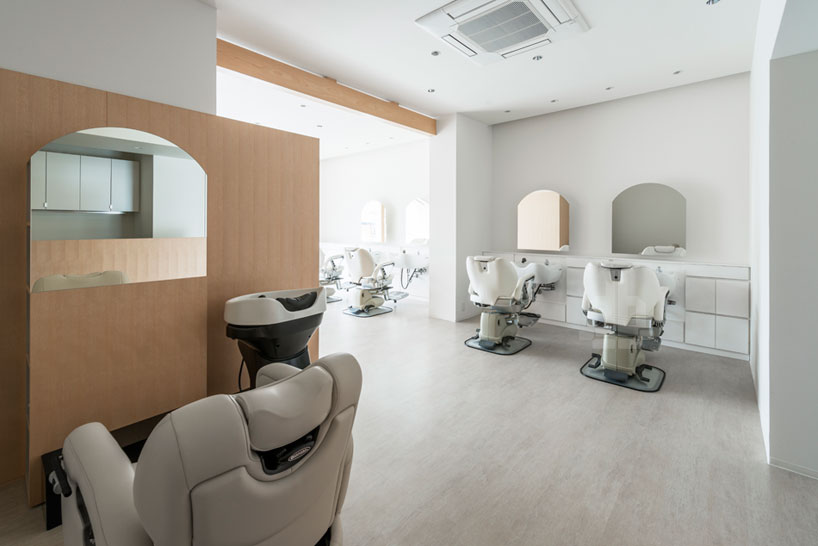tsubasa iwahashi architects folm arts beauty salon, osaka