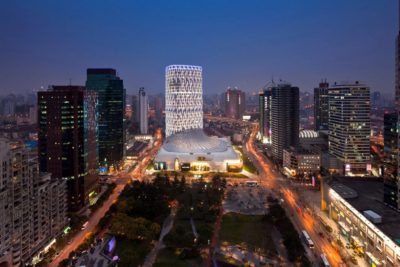 jun aoki & associates: l'avenue shanghai   a luxury retail space in china