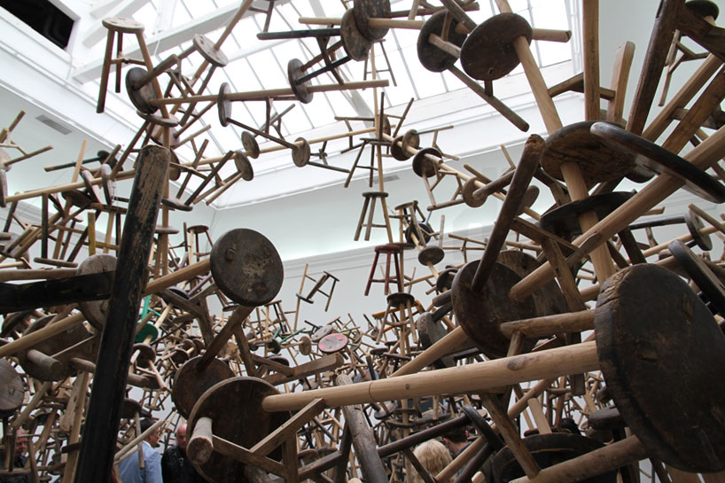 ai weiwei's bang installation at venice art biennale 2013