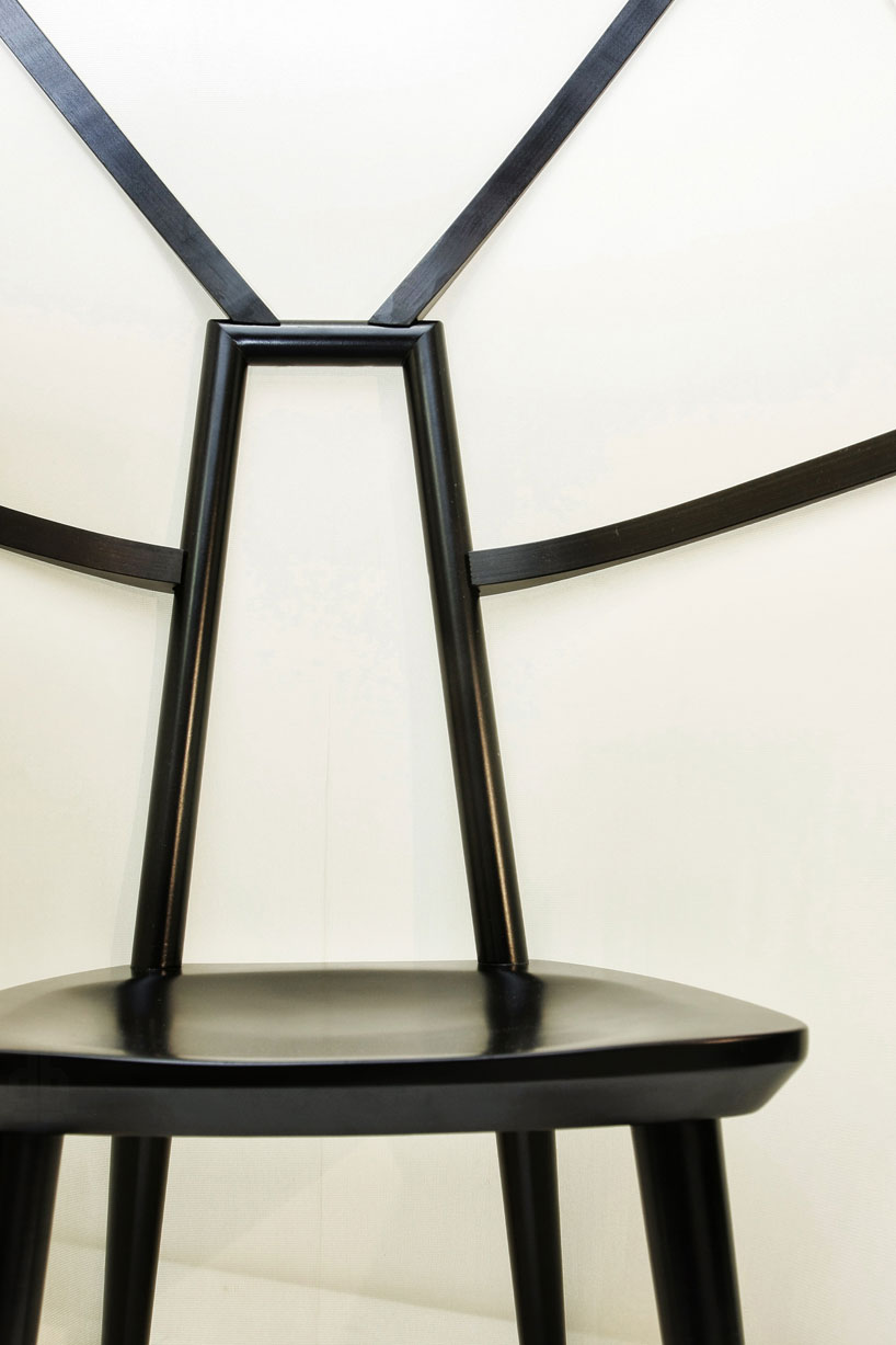 farg & blanche's fly F A B chair references a bat wing