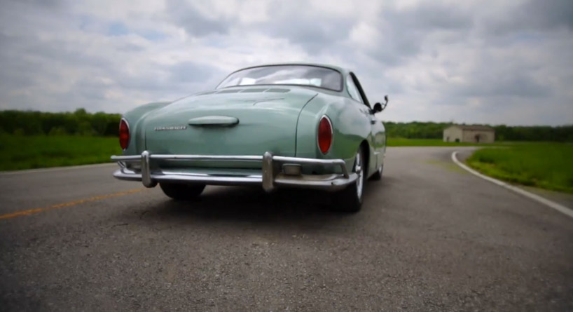 electric 1967 VW karmann ghia powered by social media