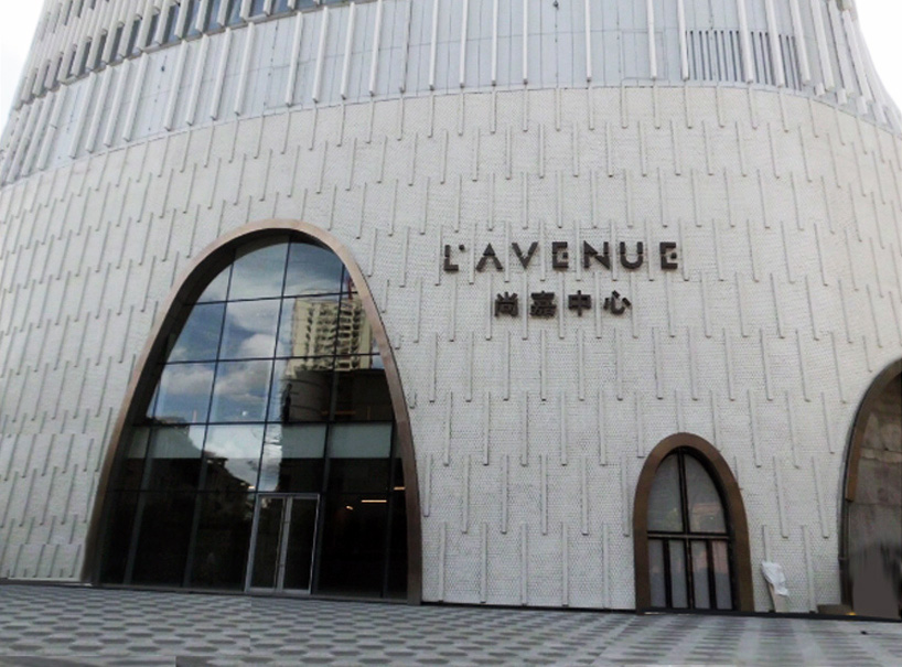 jun aoki & associates: l'avenue shanghai - a luxury retail space