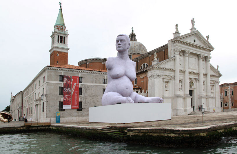 marc quinn sculpture controversy at the venice art biennale