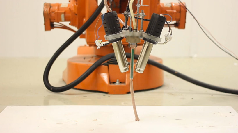 mataerial anti gravity 3D printer creates instant sculptures