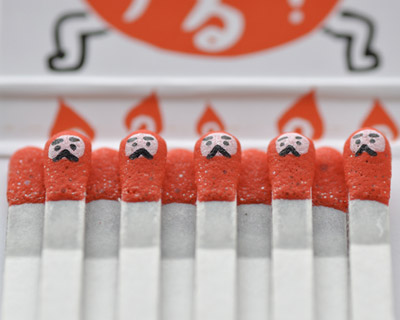 kokeshi matches by hiromi hirasaka