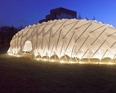 C+A coelacanth and associates: MOOM tensegritic membrane structure