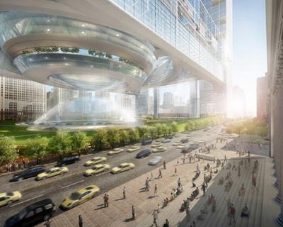 SOM proposes to fantastically expand penn station