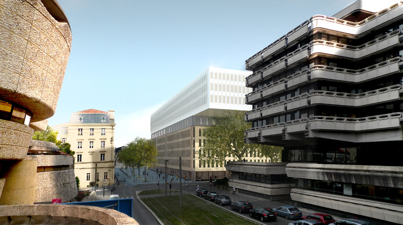 paul andreu municipal building in bordeaux france designboom "/