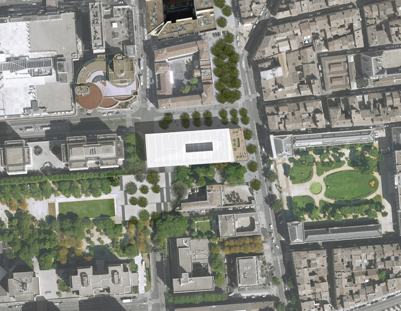paul andreu municipal building in bordeaux france designboom "/
