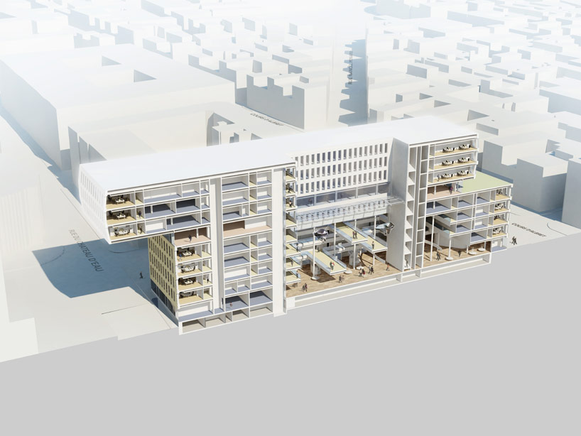 paul andreu municipal building in bordeaux france designboom "/